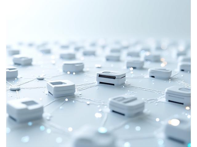 Illustration of interconnected printers, cloud servers, and mobile devices forming a network