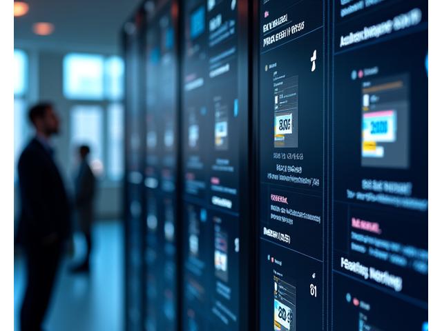 Interactive dashboard displaying predictive maintenance data for printers with real-time graphs and alerts