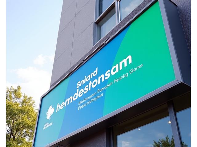 Large outdoor sign with vivid graphics, weather-resistant.