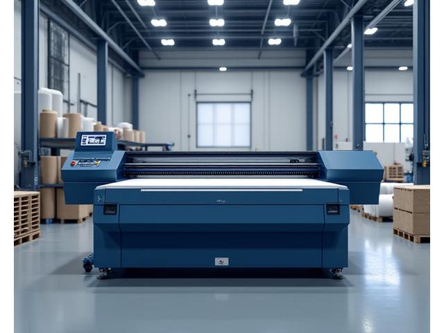 Robust industrial large format printer in a busy print facility.
